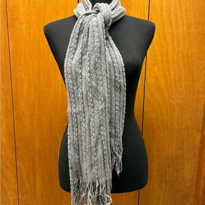 New York & Company Textured Gray Scarf